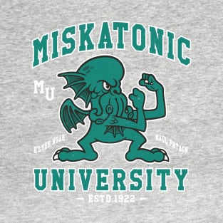 Miskatonic University Cthulhu Mascot - Creepy Cute Vintage Distressed Lovecraft T-Shirt